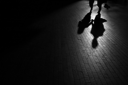 Thames Path shadows