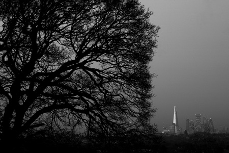 Shard skyline from the south